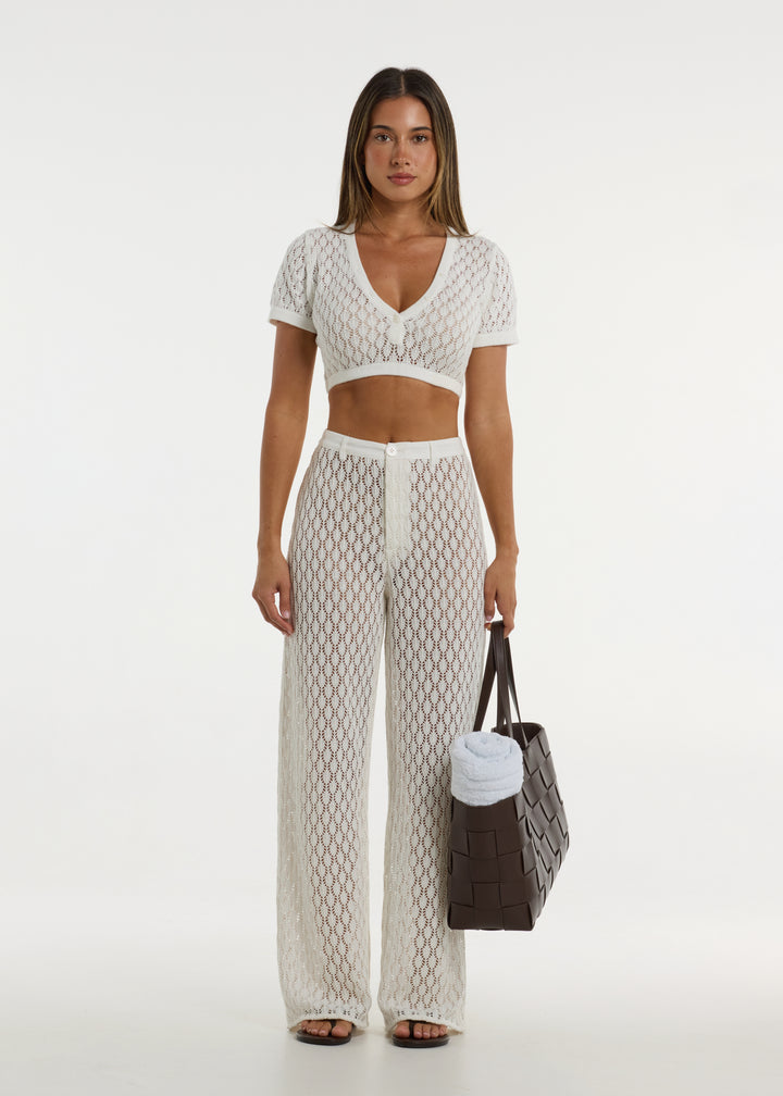 Noa Cotton Crochet Top
