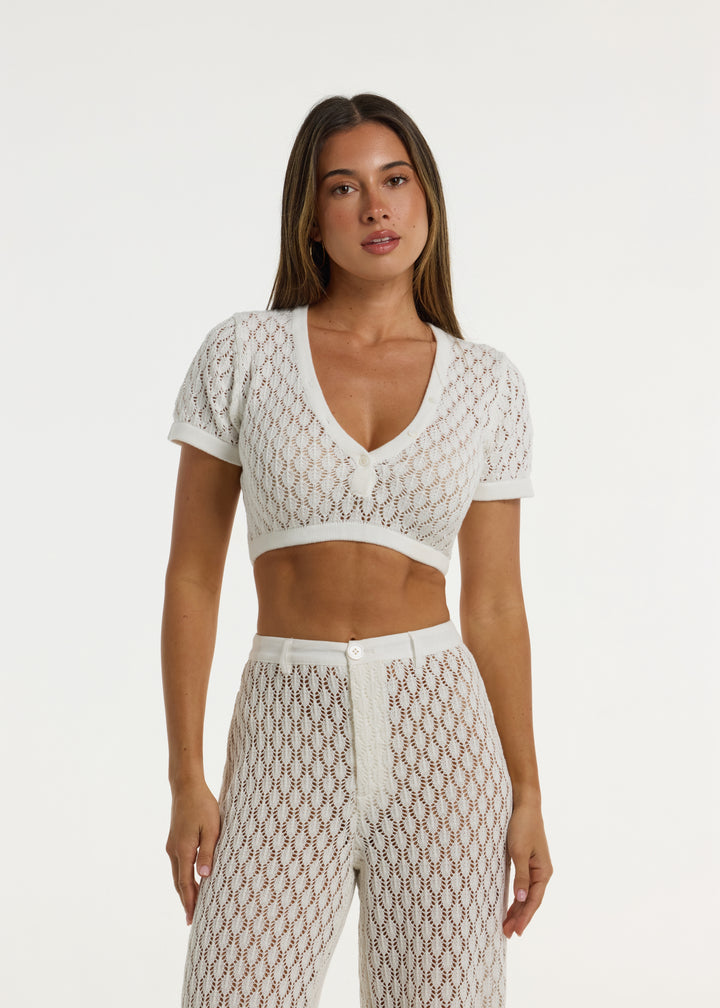 Noa Cotton Crochet Top