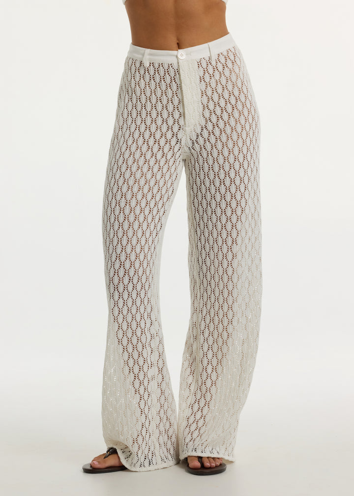 Noa Cotton Crochet Pants